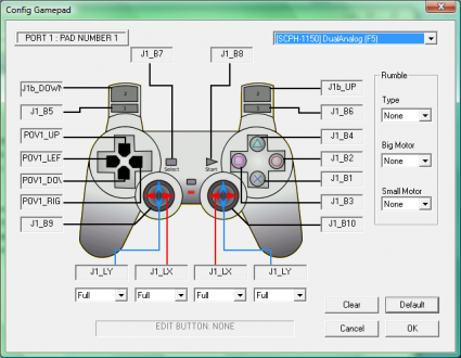 ePSXe configured to Xbox 360 Controller